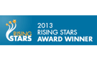 This picture is of the 2013 Rising Stars Award received by Monford Group